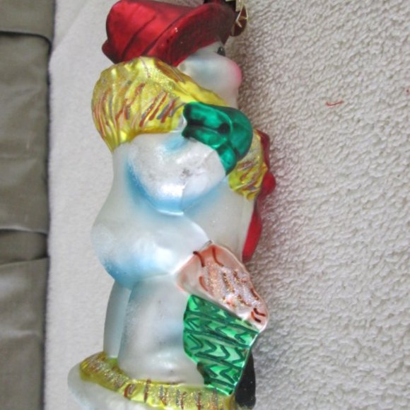 Christopher Radko Christmas Ornament  Farmer Frost Snowman - Picture 4 of 7